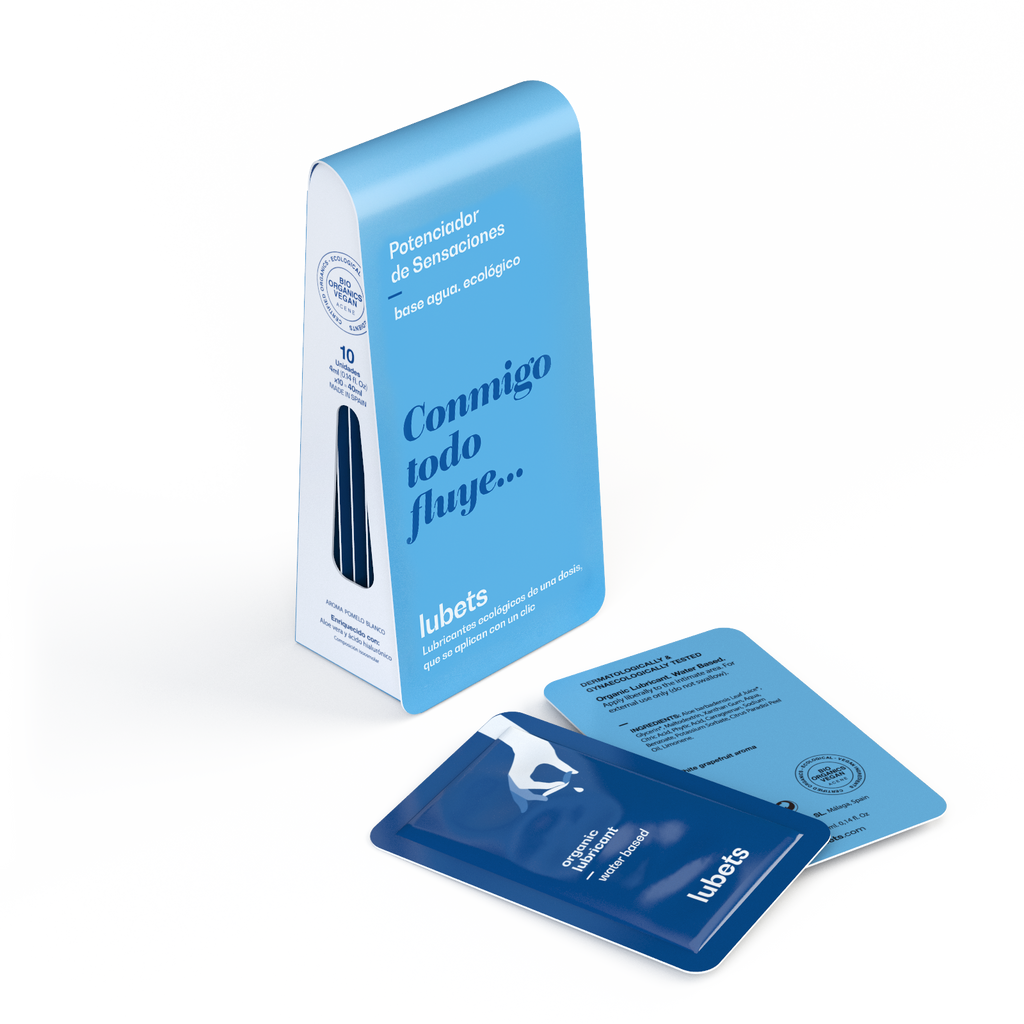 Gel lubricante personal de base agua ecológico