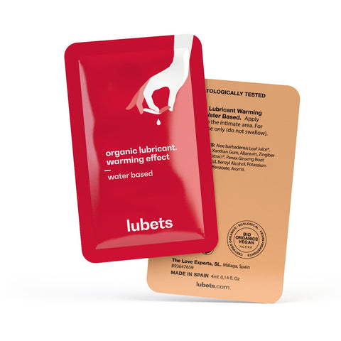 Organic Lubricant. Warming Effect. Water based